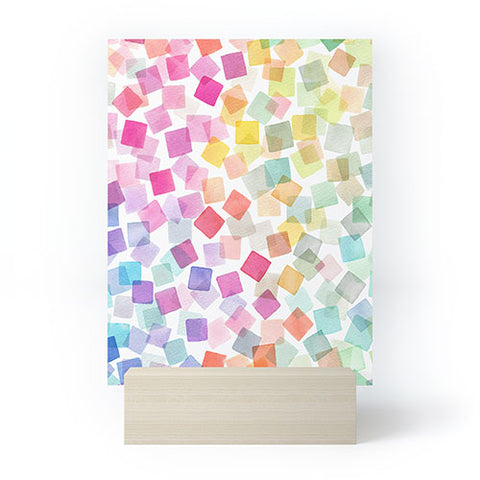 Ninola Design Confetti Party Plaids Geometry Mini Art Print