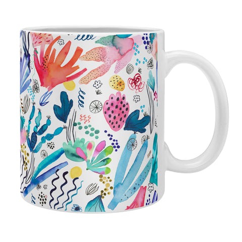 Ninola Design Coral Reef Watercolor Coffee Mug