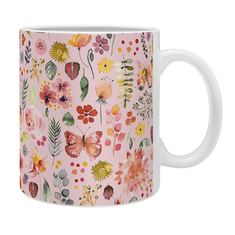 Ninola Design Countryside botanical Pink Coffee Mug