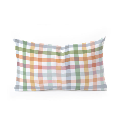 Ninola Design Countryside Gingham Picnic Oblong Throw Pillow