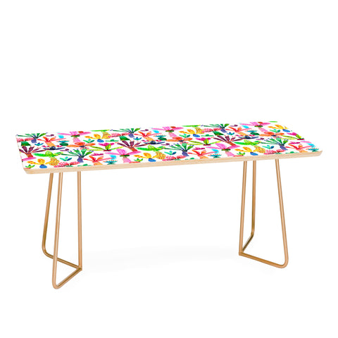 Ninola Design Cute and colorful tropical jungle Coffee Table
