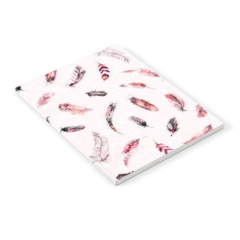 Ninola Design Delicate light soft feathers pink Notebook