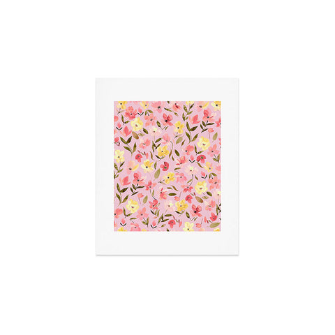 Ninola Design Fresh flowers Pink Art Print