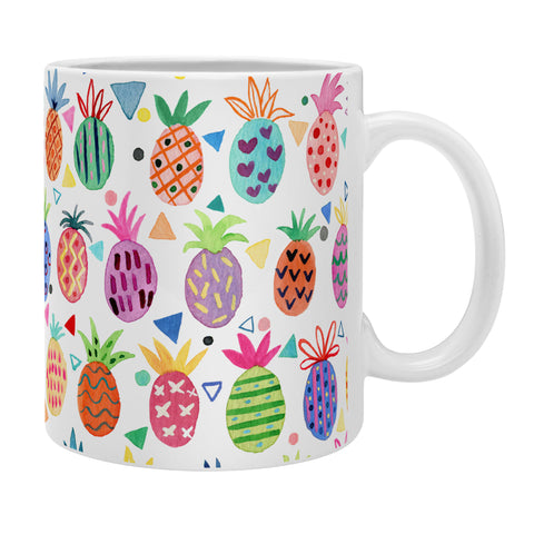 Ninola Design Geo pineapples Multicolored Coffee Mug