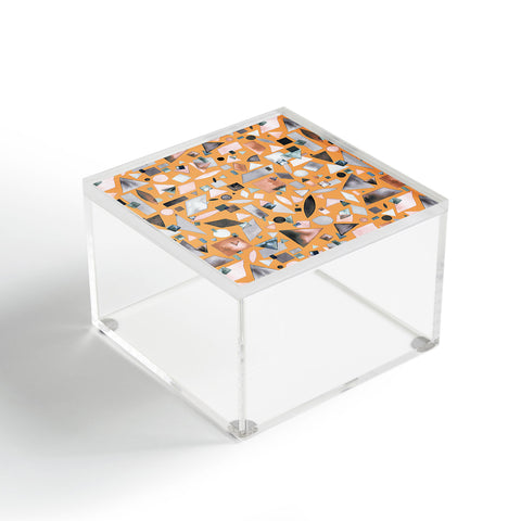 Ninola Design Geometric pieces Mustard Acrylic Box