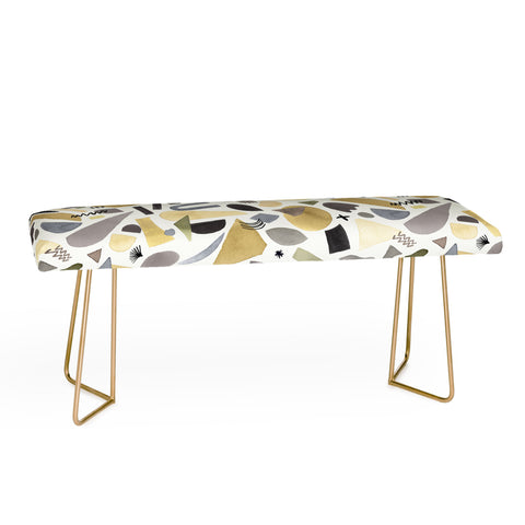 Ninola Design Geometric shapes Gold silver Bench