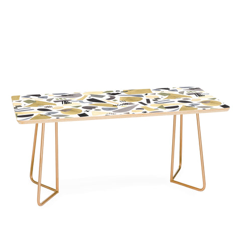 Ninola Design Geometric shapes Gold silver Coffee Table