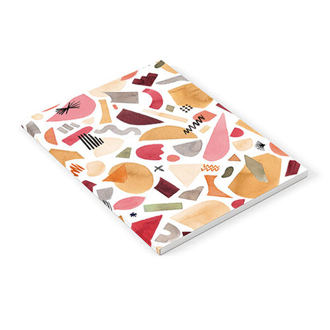 Ninola Design Geometric shapes Warm sun Notebook
