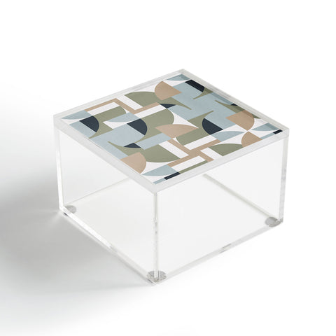 Ninola Design Geometric Surf Sand Acrylic Box