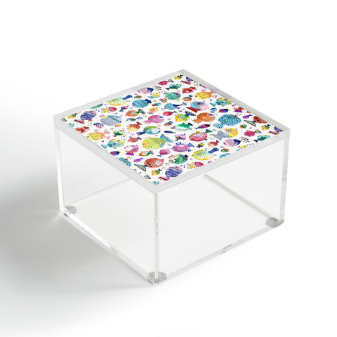 Ninola Design Happy colorful fishes Acrylic Box