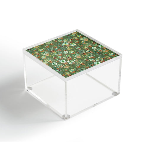 Ninola Design Home plants love Green Acrylic Box