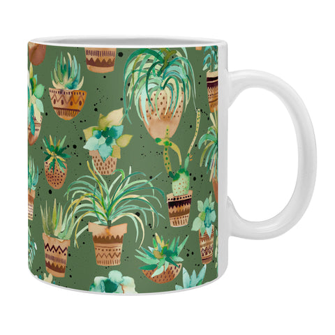 Ninola Design Home plants love Green Coffee Mug
