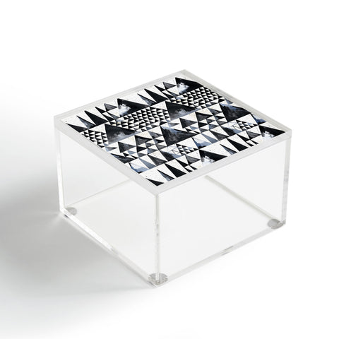 Ninola Design Japandi Geometric Triangles Acrylic Box