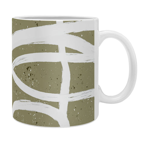 Ninola Design Japandi Minimal Marker Beige Coffee Mug