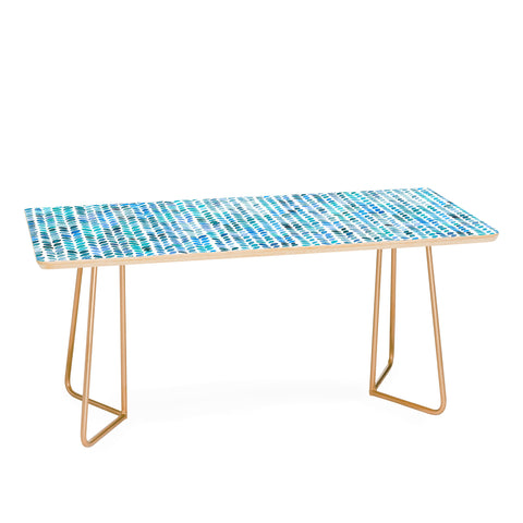 Ninola Design Knit texture Blue Coffee Table