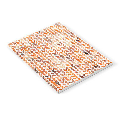 Ninola Design Knit texture Gold Orange Notebook