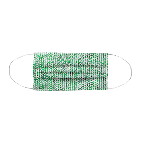 Ninola Design Knitting texture Green Face Mask