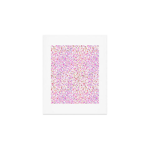 Ninola Design Little dots pink Art Print