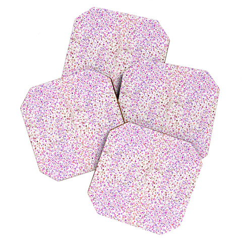Ninola Design Little dots pink Coaster Set
