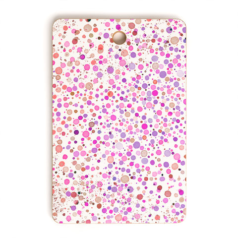 Ninola Design Little dots pink Cutting Board Rectangle