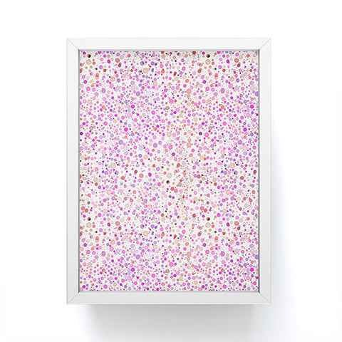 Ninola Design Little dots pink Framed Mini Art Print
