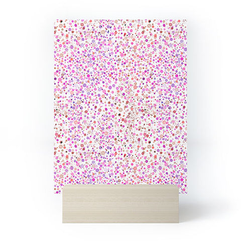 Ninola Design Little dots pink Mini Art Print
