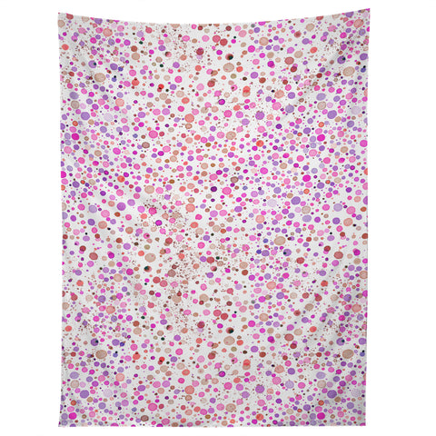 Ninola Design Little dots pink Tapestry
