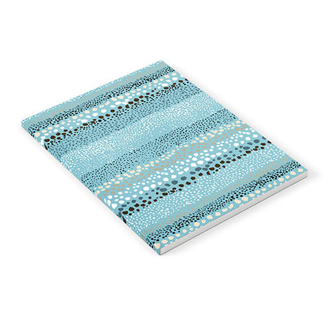 Ninola Design Little textured dots Summer Blue Notebook