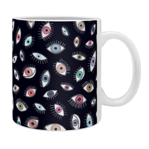 Ninola Design Looking eyes black Coffee Mug