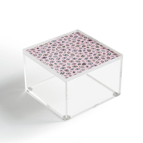 Ninola Design Looking eyes Pink Acrylic Box