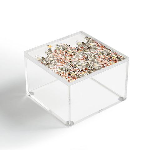 Ninola Design Magic summery flowers Terracota Acrylic Box