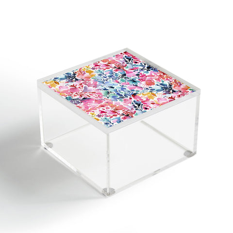 Ninola Design Magic watercolor flowers Acrylic Box