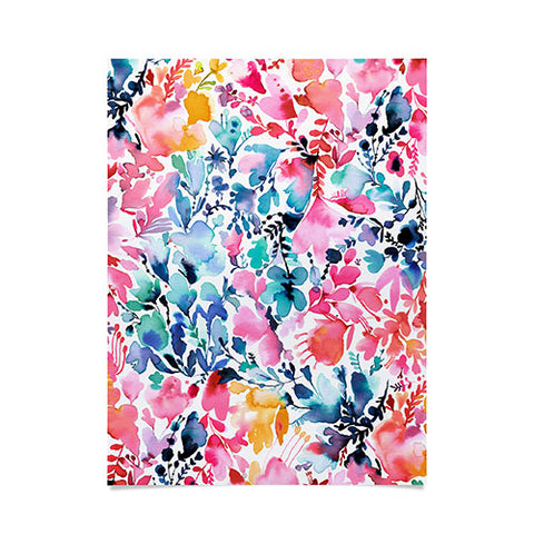 Ninola Design Magic watercolor flowers Poster