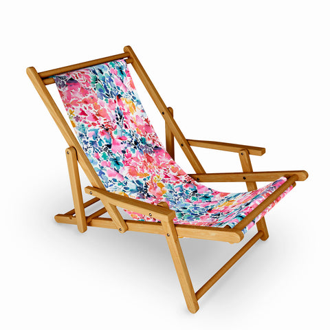 Ninola Design Magic watercolor flowers Sling Chair