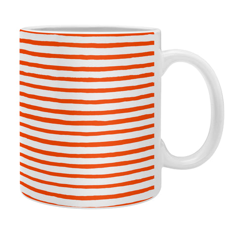 Ninola Design Marker Stripes Red Coffee Mug