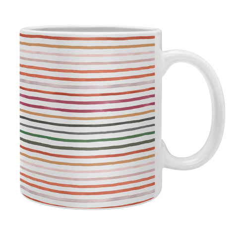 Ninola Design Marker stripes Terracota Coffee Mug