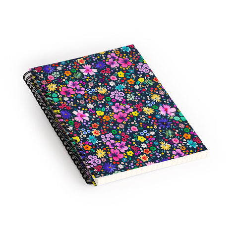 Ninola Design Millefleurs Simply Modern Spiral Notebook