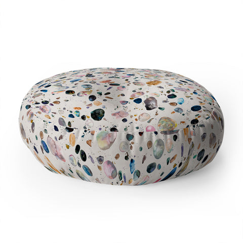 Ninola Design Mineral terrazzo Floor Pillow Round
