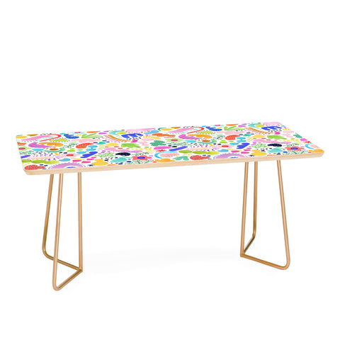 Ninola Design Modern Abstract Bold Shapes Coffee Table