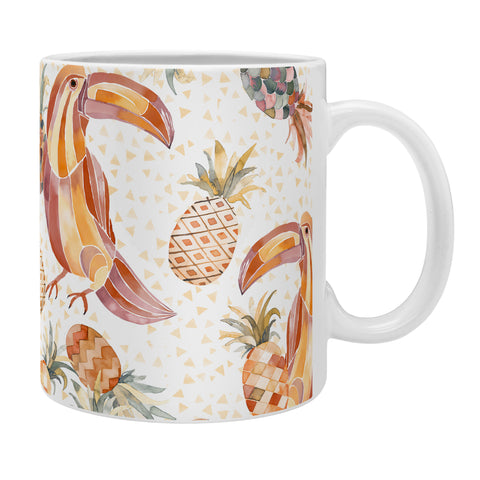 Ninola Design Moroccan Toucan Pineapples Coffee Mug