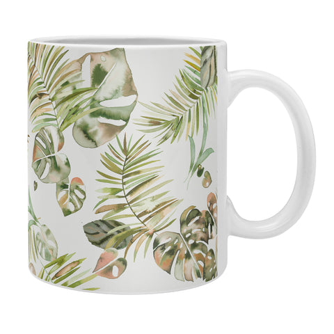 Ninola Design Moroccan Tropical Leaves Coffee Mug