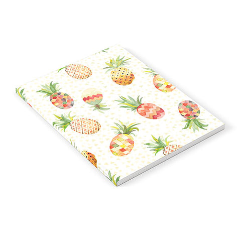Ninola Design Moroccan Watercolor Pineapples Notebook