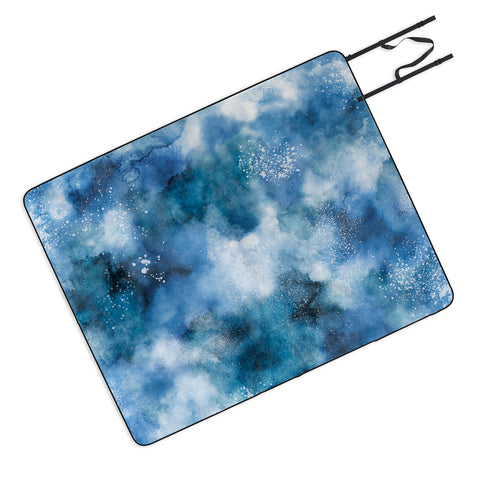 Ninola Design Ocean water blues Picnic Blanket
