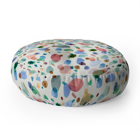 Ninola Design Organic bold shapes Floor Pillow Round