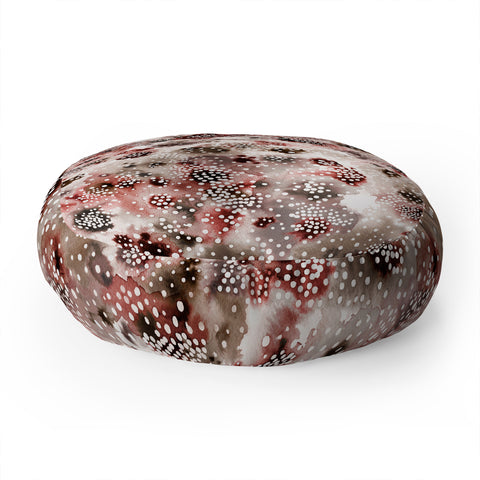 Ninola Design Organic texture Terracota Floor Pillow Round