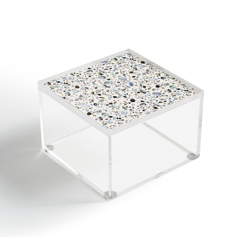 Ninola Design Pebble terrazzo blue Acrylic Box