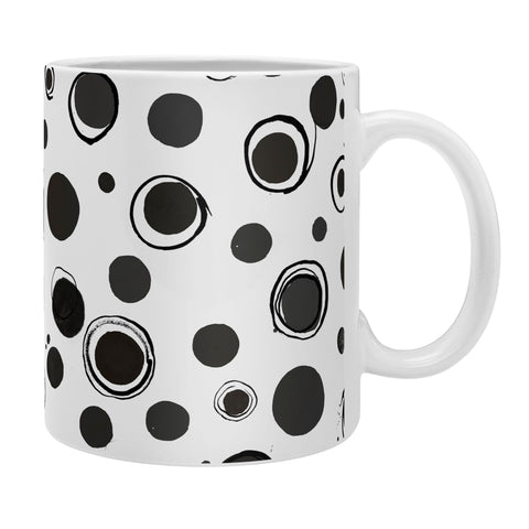 Ninola Design Polka dots BW Coffee Mug