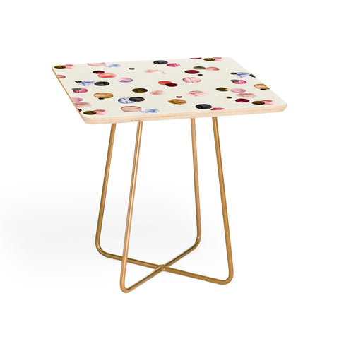 Ninola Design Polka dots watercolor Side Table