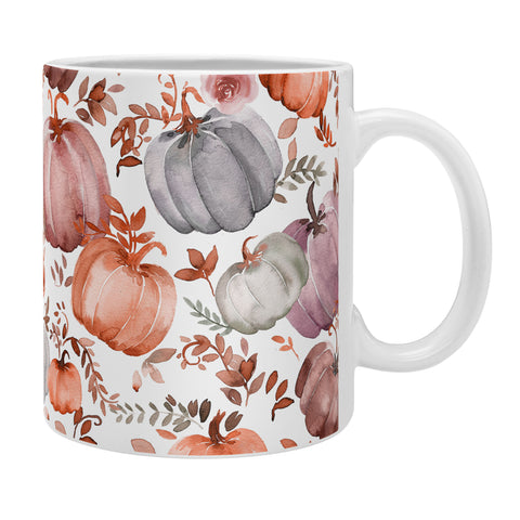 Ninola Design Pumpkins Fall Cottagecore Coffee Mug