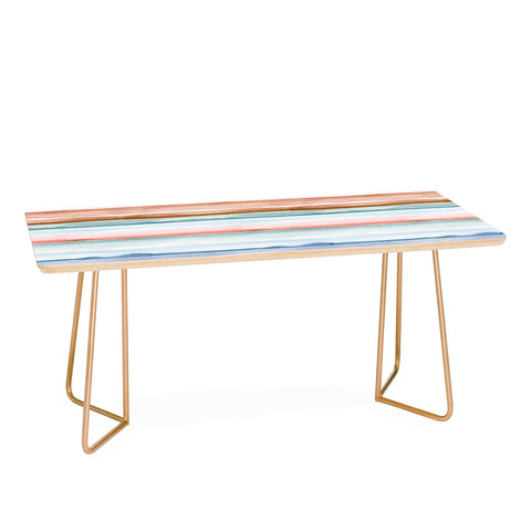 Ninola Design Relaxing Stripes Mineral Copper Coffee Table